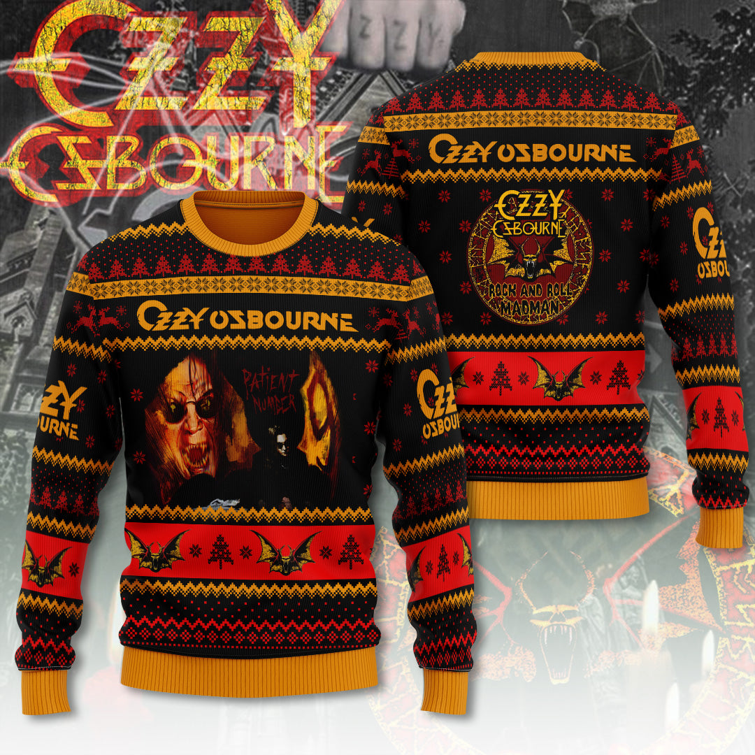 Black Sabbath x Ozzy Osbourne Ugly Sweater – ANHNV 5538