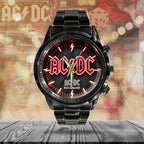AC/DC Black Stainless Steel Watch – ANHNV 5862
