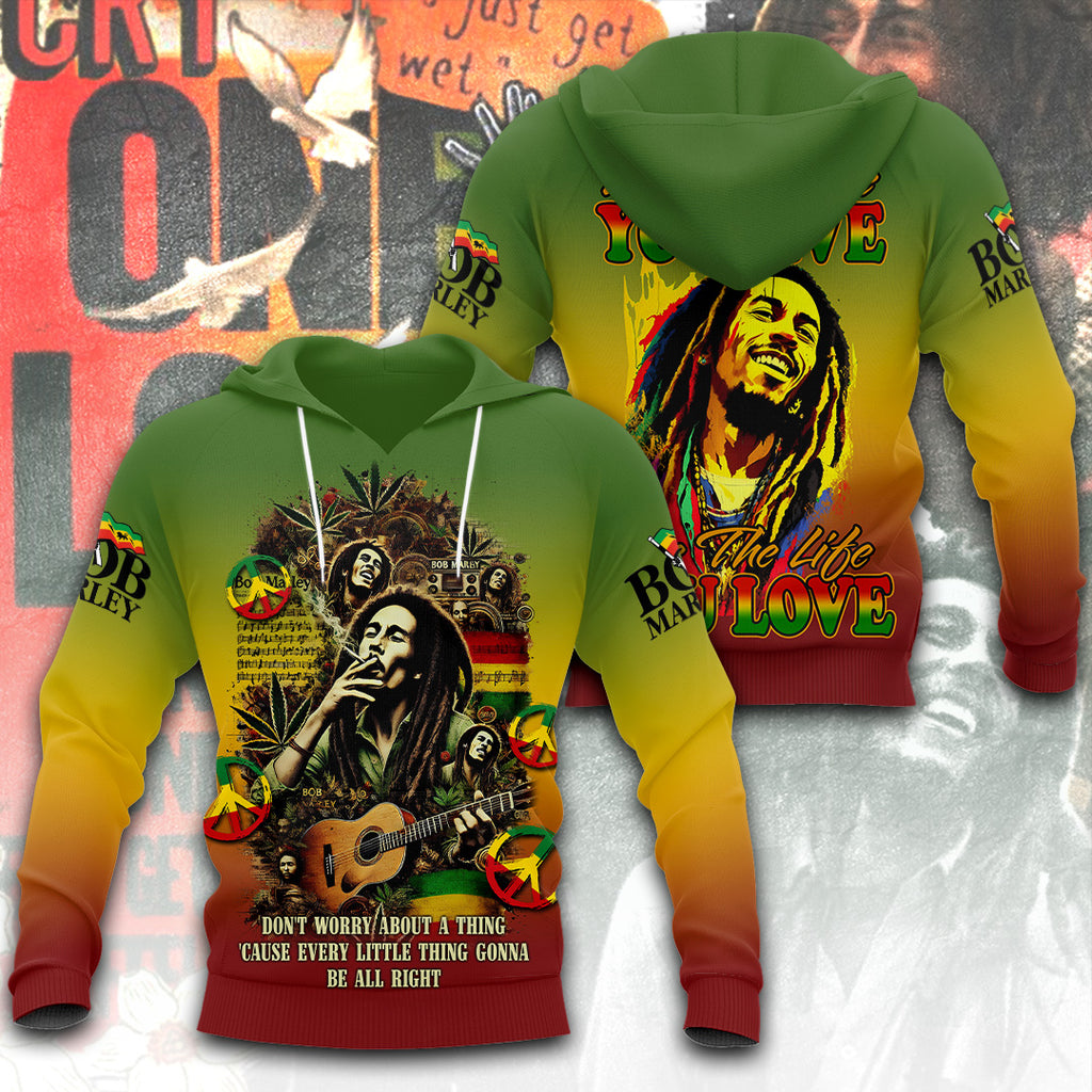 Bob Marley 3D Apparel – ANHNV 9337