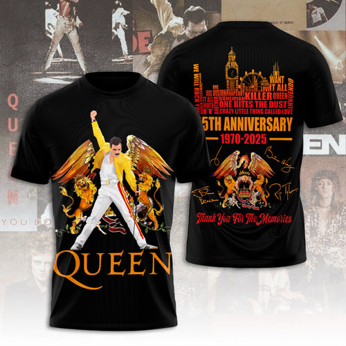 Queen Band x Freddie Mercury 3D Apparel – ANHNV 9357