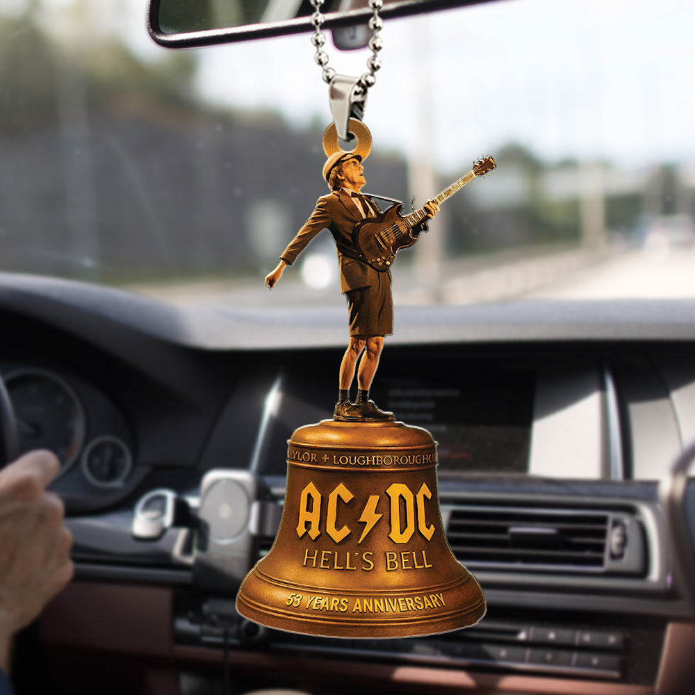 AC/DC Custom shape 2-sided Acrylic Car Ornament – TMTHU2208
