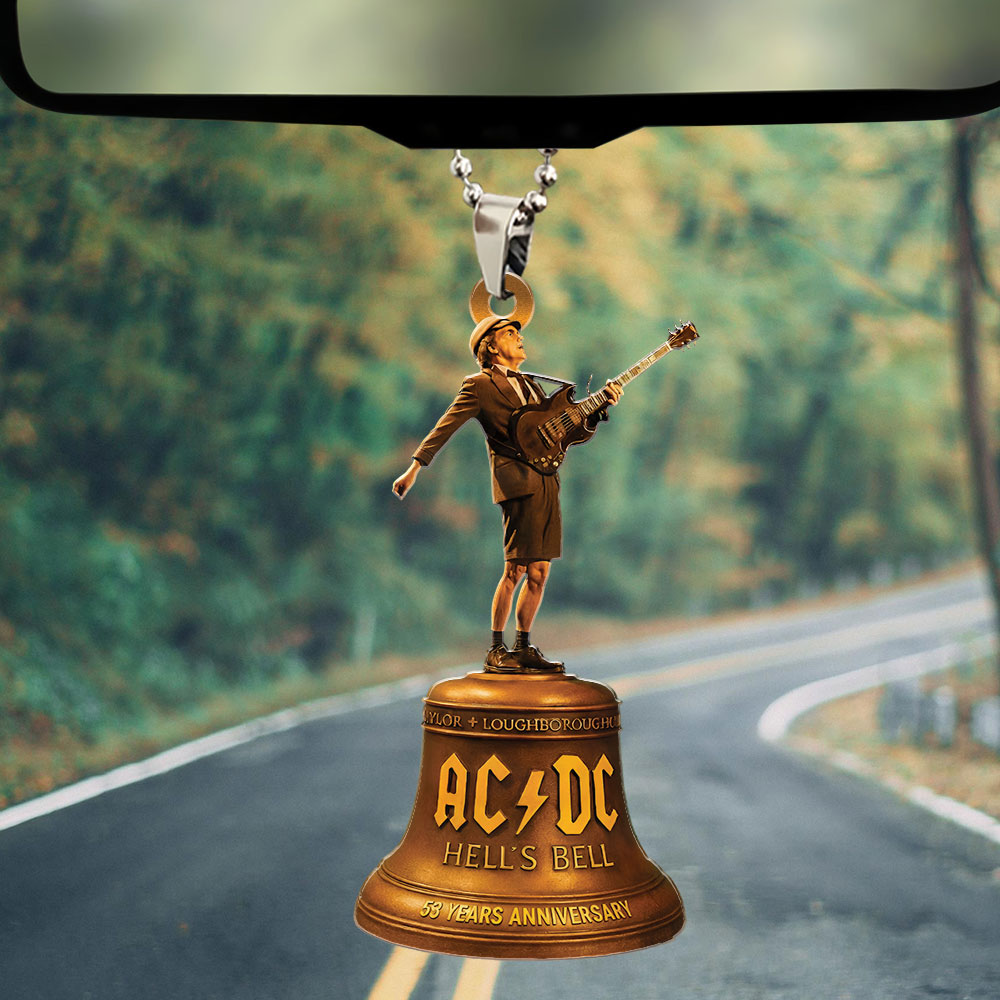 AC/DC Custom shape 2-sided Acrylic Car Ornament – TMTHU2208