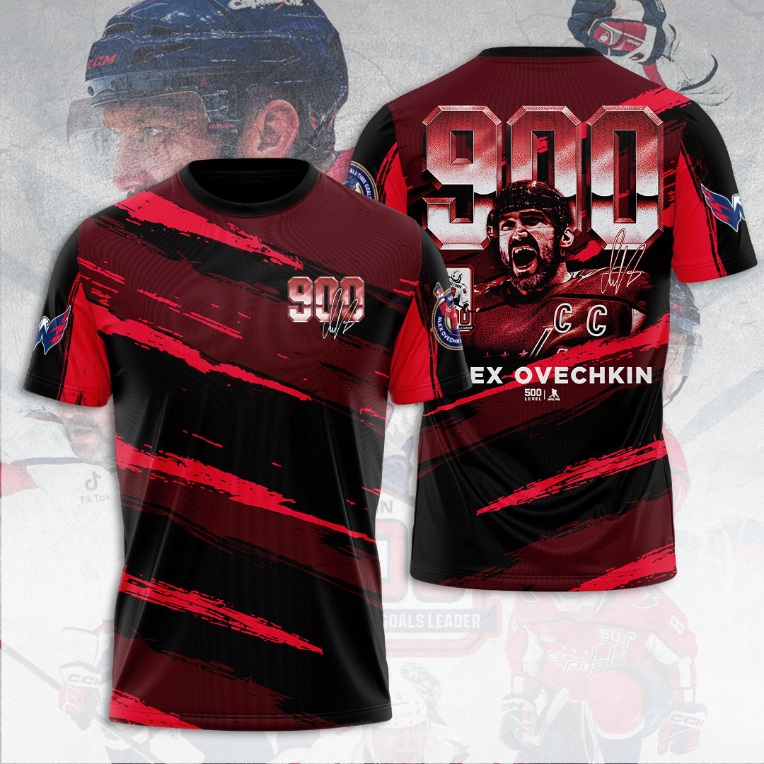 Alex Ovechkin x Washington Capitals 3D Apparel – TANTN18411