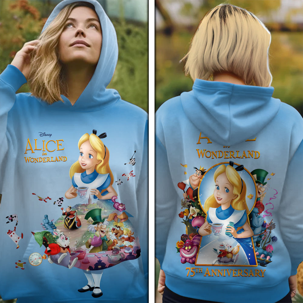 Alice in Wonderland 75th Anniversary 3D Apparel – TMTHU6774
