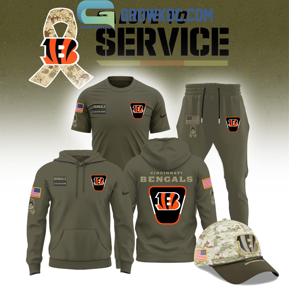 All Team NFL Salute To Service 2025 Hoodie Joggers Cap