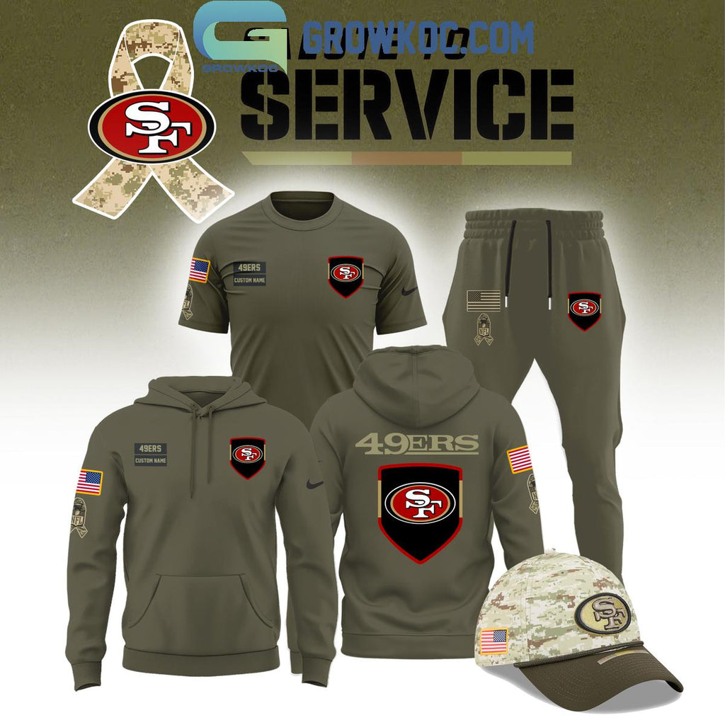 All Team NFL Salute To Service 2025 Hoodie Joggers Cap