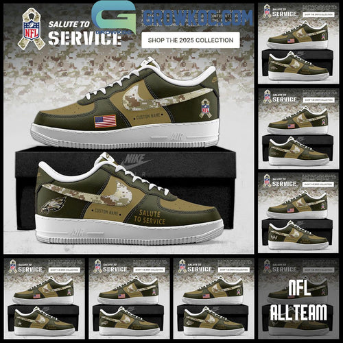 All Team NFL x Salute To Service Air Force 1 Shoes