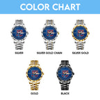 New York Rangers Alloy Luxury Quartz Watch – GNE4320