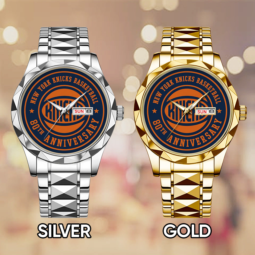 New York Knicks Logo 80th Anniversary 2026 Alloy Luxury Quartz Watch – GNE4637