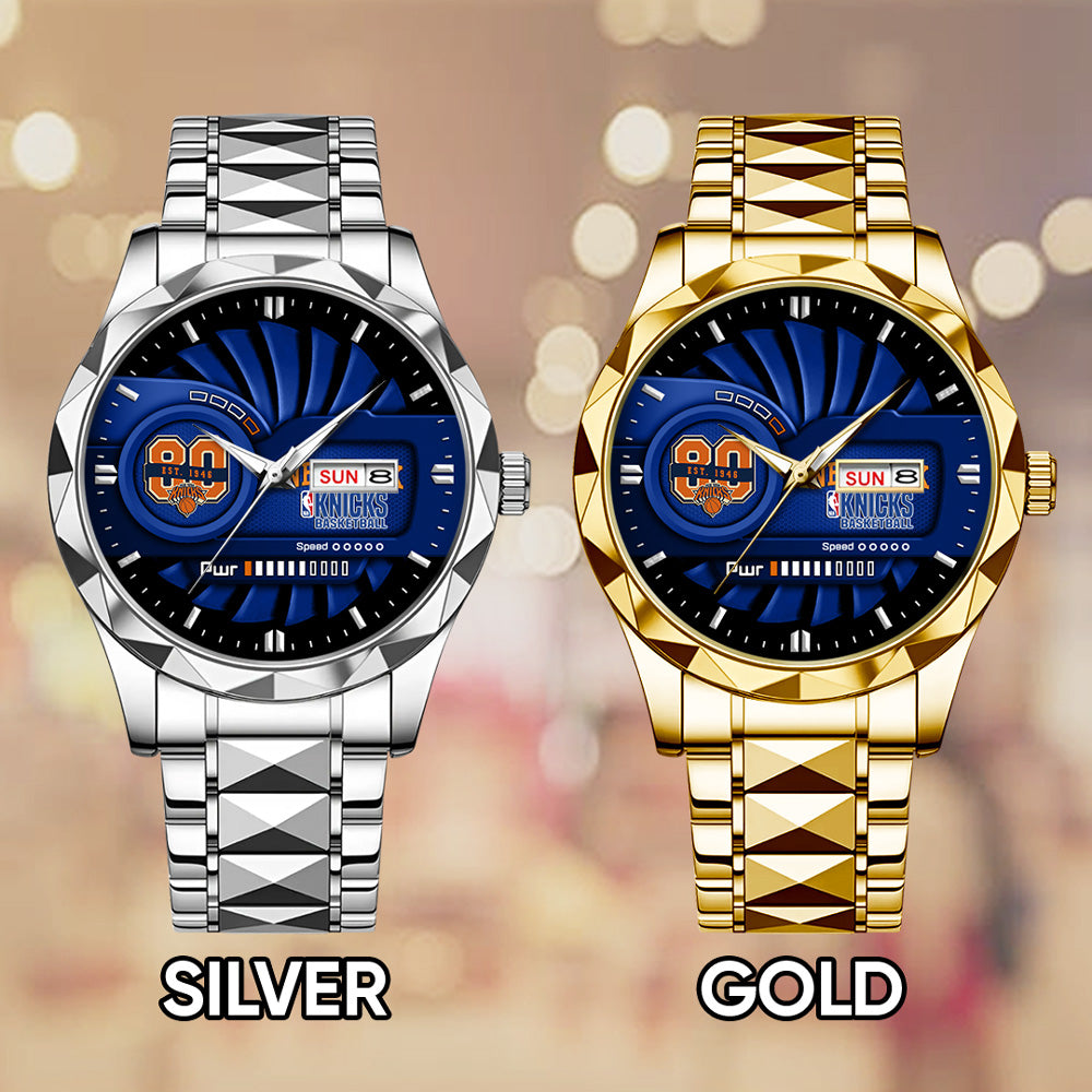 New York Knicks Logo 80th Anniversary 2026 Alloy Luxury Quartz Watch – GNE4638