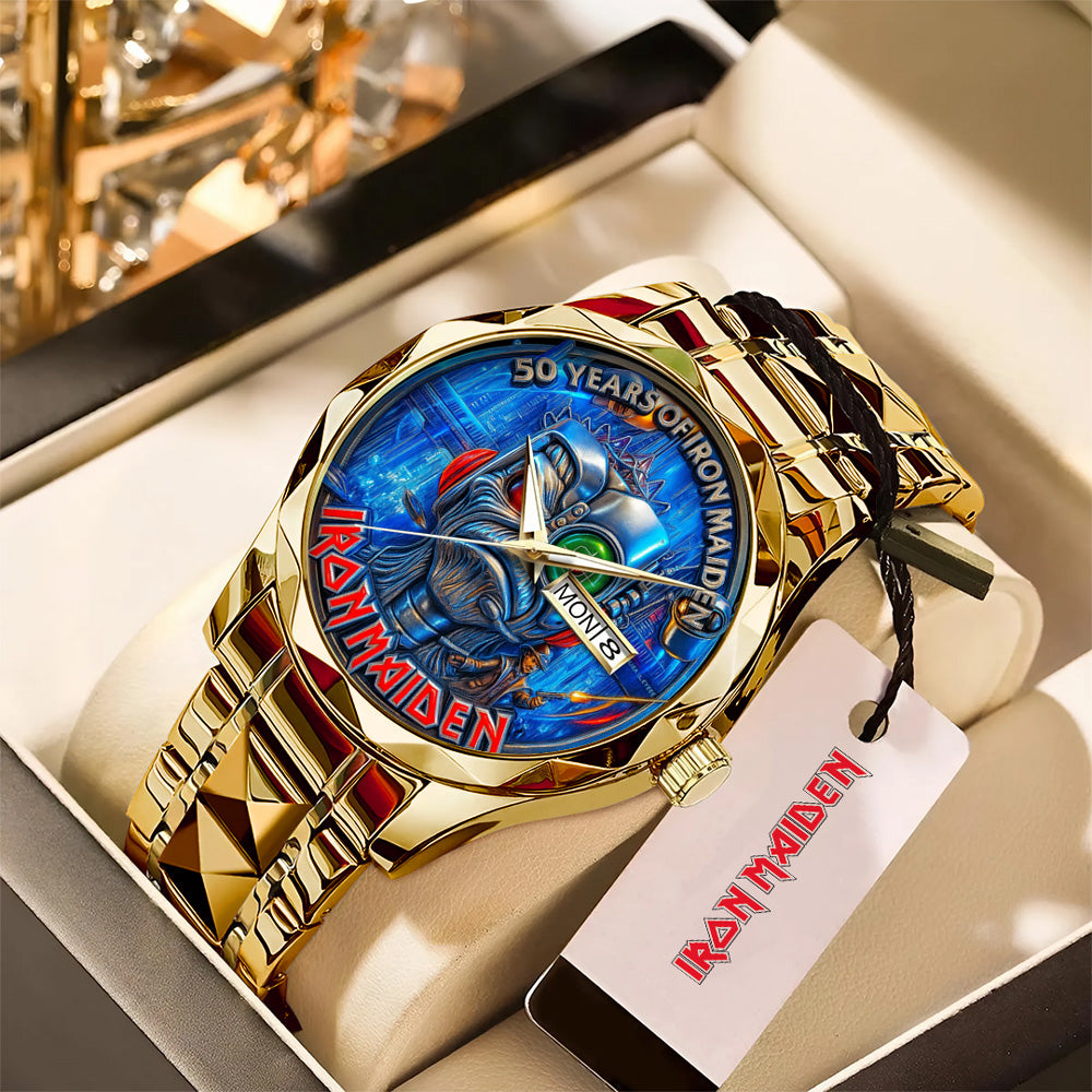 Iron Maiden Alloy Luxury Quartz Watch – TMTHU 129