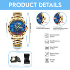 Iron Maiden Alloy Luxury Quartz Watch – TMTHU 129