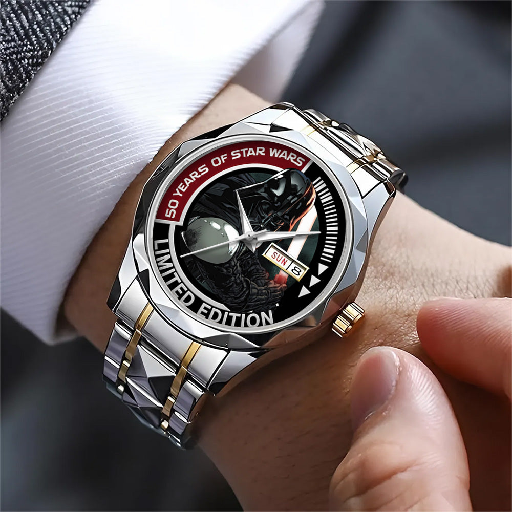 Star Wars 50th Anniversary Alloy Luxury Quartz Watch – TMTHU2046