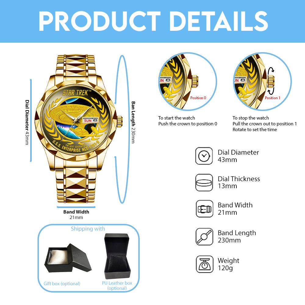 Star Trek Alloy Luxury Quartz Watch – TMTHU447