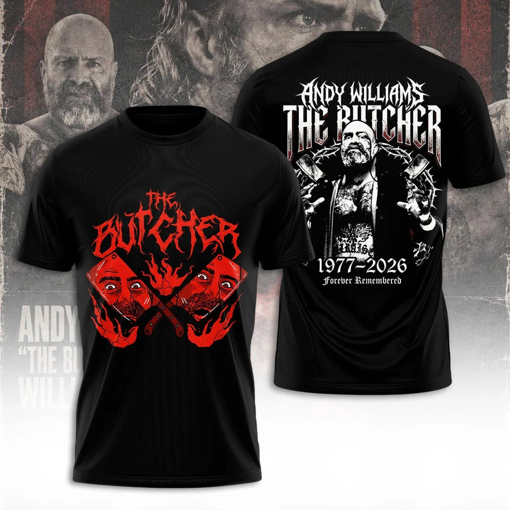 Andy 'The Butcher' Williams 3D Apparel – TANTN25366