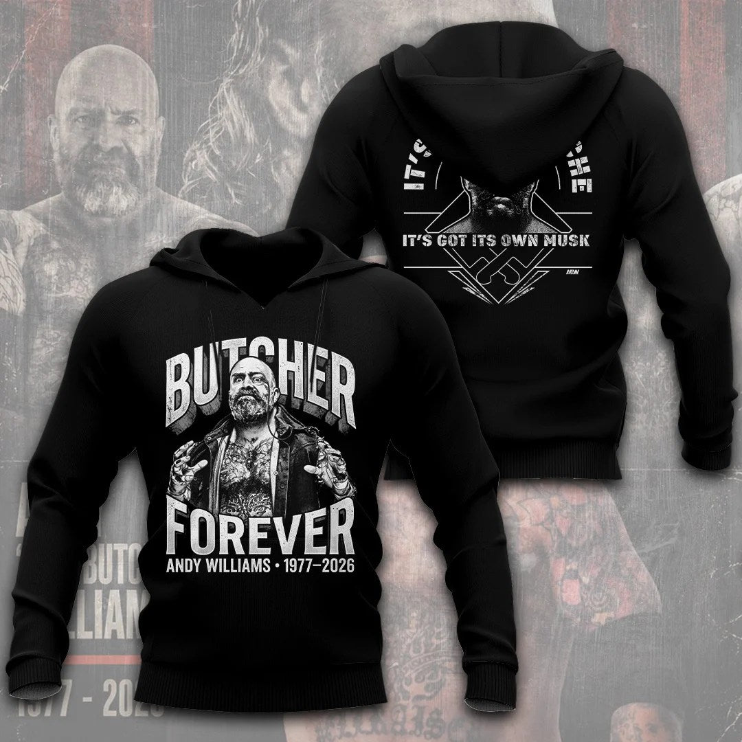 Andy 'The Butcher' Williams 3D Apparel – TANTN25365