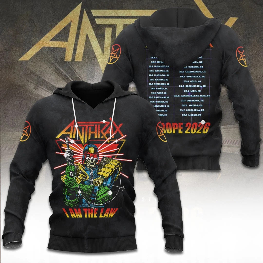 Anthrax Tour 2026 3D Apparel – TANTN25432