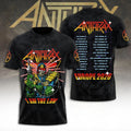 Anthrax Tour 2026 3D Apparel – TANTN25432