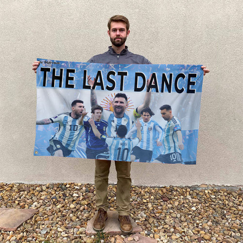 Argentina National Football Team x Lionel Messi 3D Double-side House Flag – TANTN21989