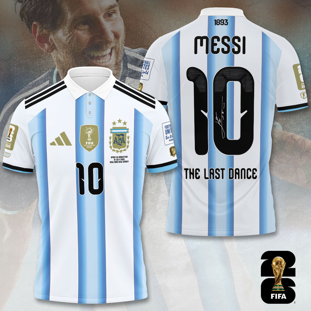 Argentina National Team x Messi FIFA World Cup Final 2026 3D Apparel – TANTN24348