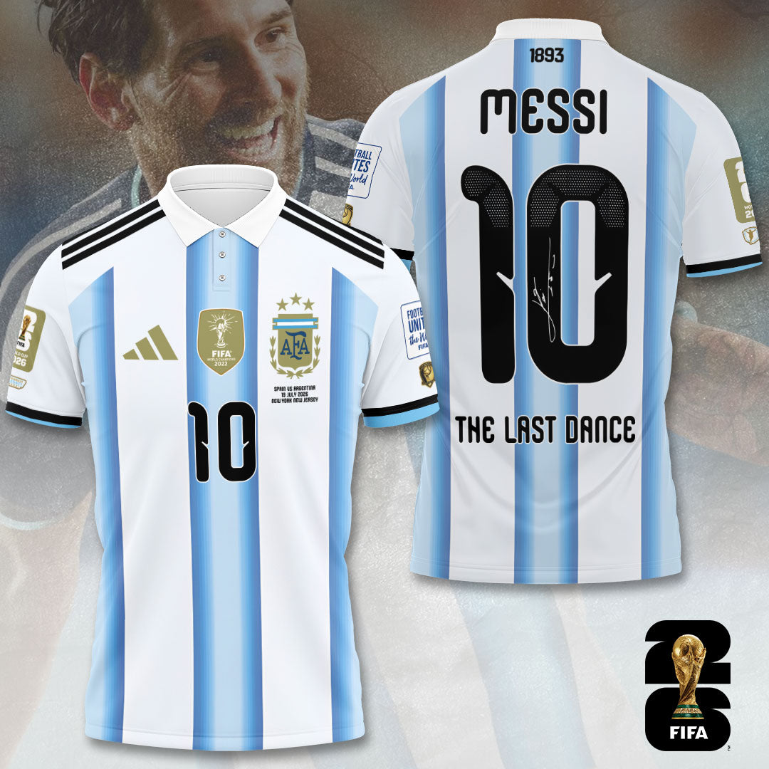 Argentina National Team x Messi FIFA World Cup Final 2026 3D Apparel – TANTN24348