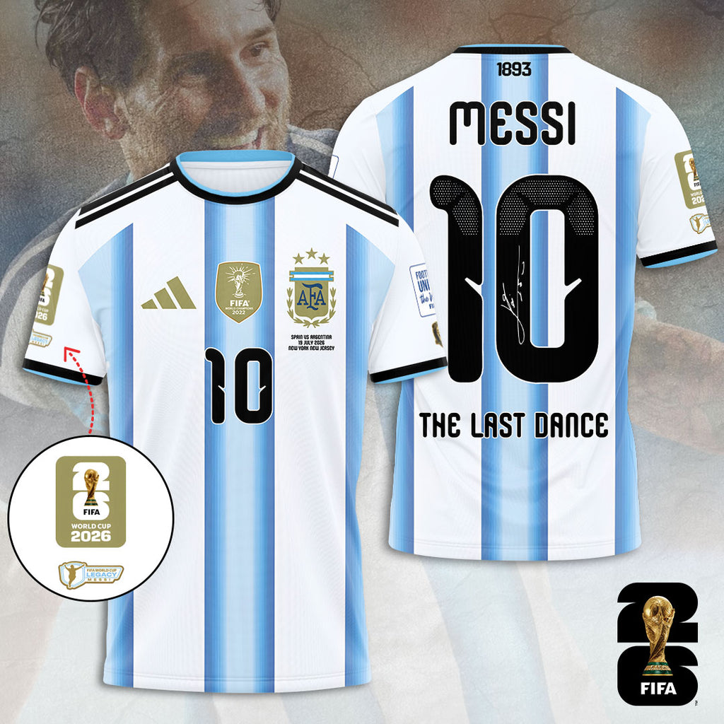 Argentina National Team x Messi FIFA World Cup Final 2026 3D Apparel – TANTN24348