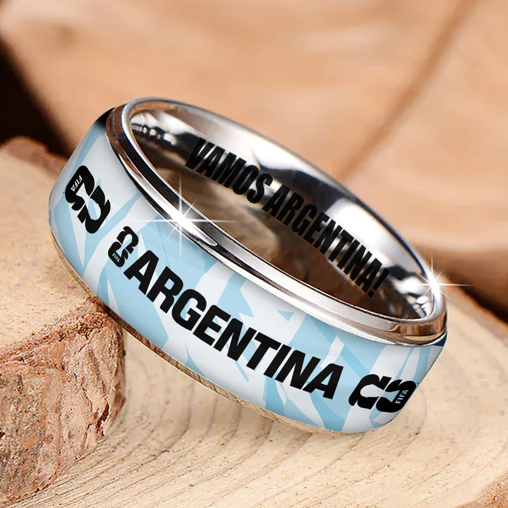 Argentina National Football Team 2026 World Cup Custom Alloy Ring – TANTN20720