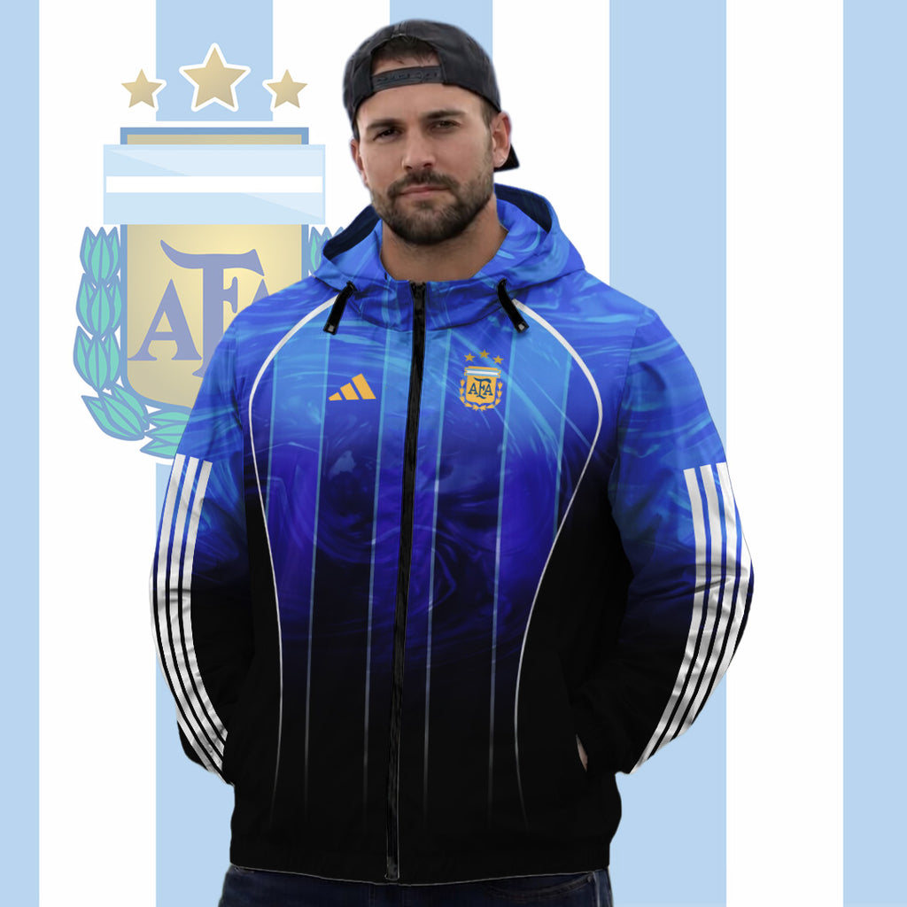 Argentina National Football Pre-Match 2026 3D Windbreaker Jacket – TANTN23614
