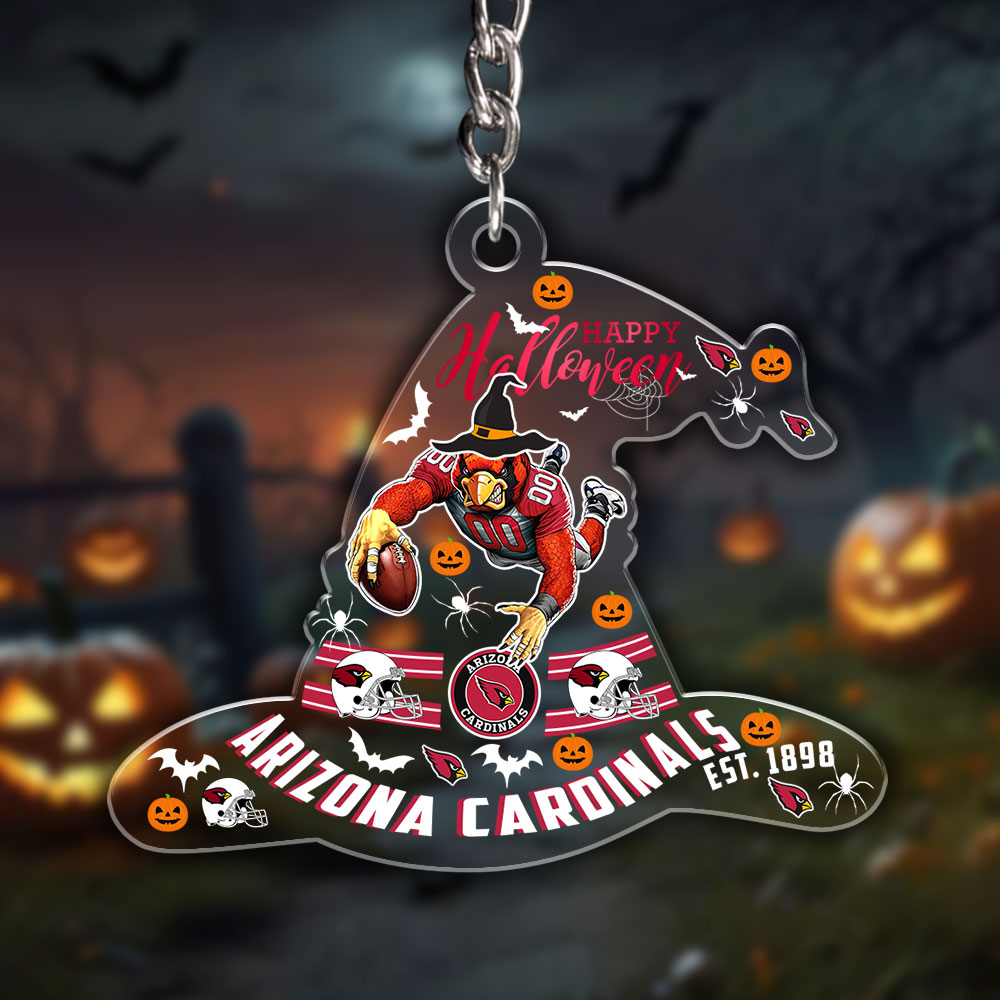 Arizona Cardinals Custom Shape 1-side Printed Acrylic Keychain – HOATT12964