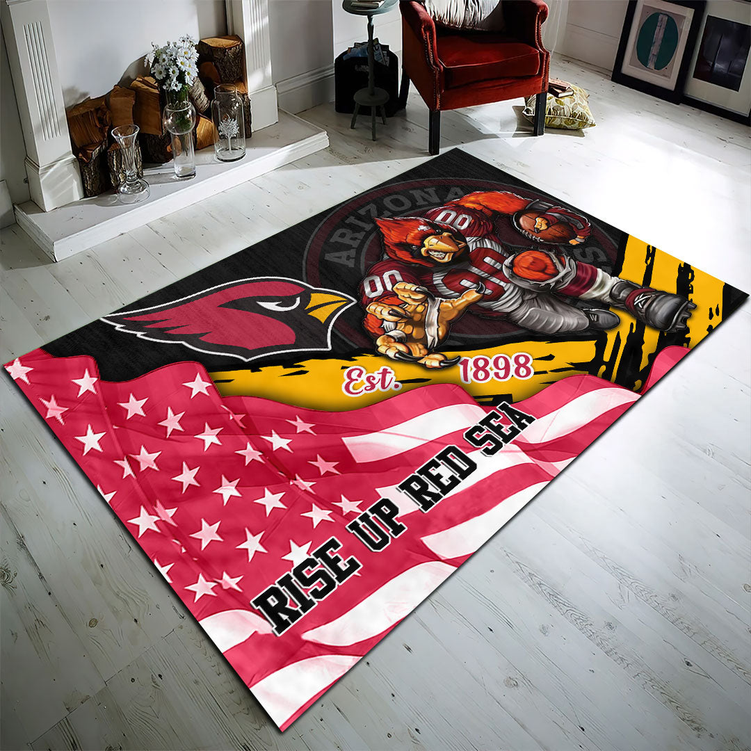 Arizona Cardinals Rectangular Rug – HOATT13150