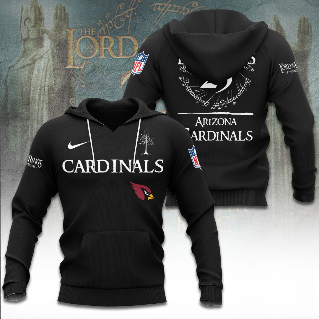 Arizona Cardinals x The Lord of The Rings 25 Years 3D Apparel – TANTN19553
