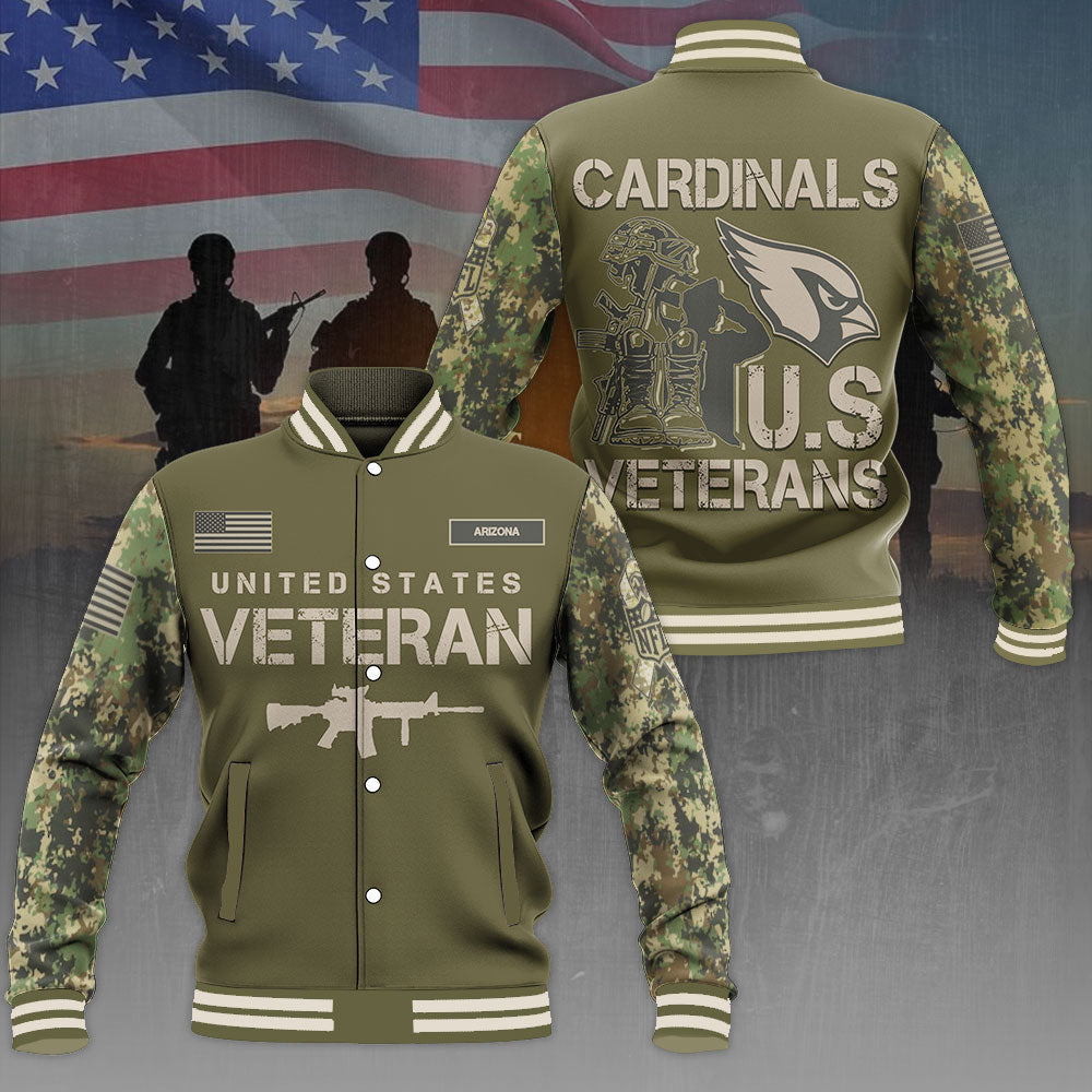 Arizona Cardinals x US Veterans Varsity Jacket – MAITM12802