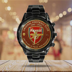 Arsenal FC 140 Years Black Stainless Steel Watch – MAITM13591