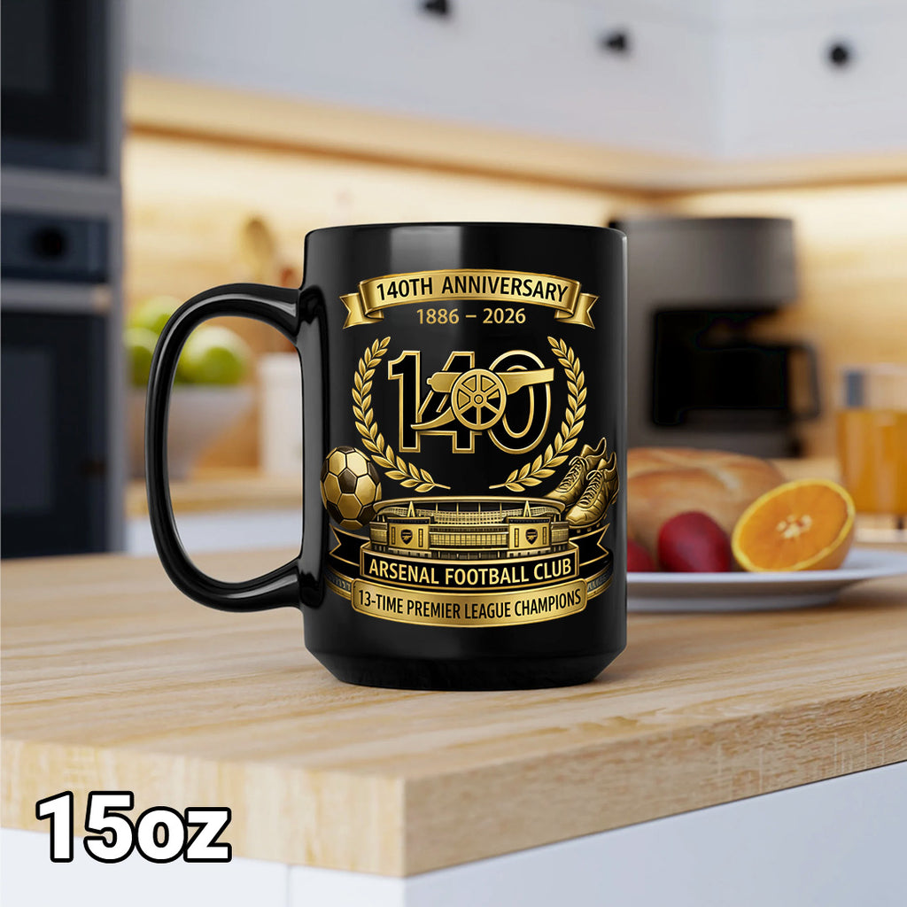 Arsenal FC 140th Annversary Ceramic Mug – MAITM14439