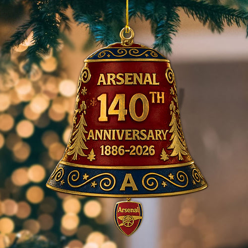 Arsenal FC 140th Anniversary Custom Shape 2-sided Acrylic Ornament – MAITM14003