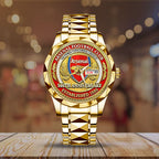 Arsenal FC 140th Anniversary Alloy Luxury Quartz Watch – TMTHU4071