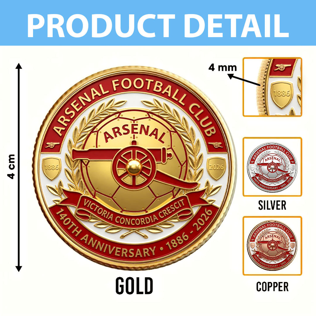 Arsenal FC 140th Anniversary Commemorative Coin – HOATT17843