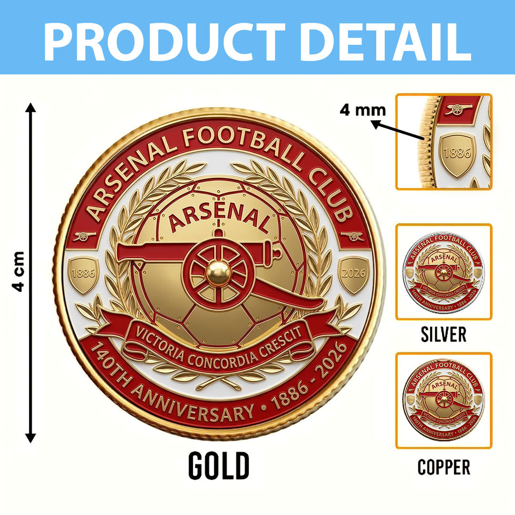 Arsenal FC 140th Anniversary Commemorative Coin – MAITM15119