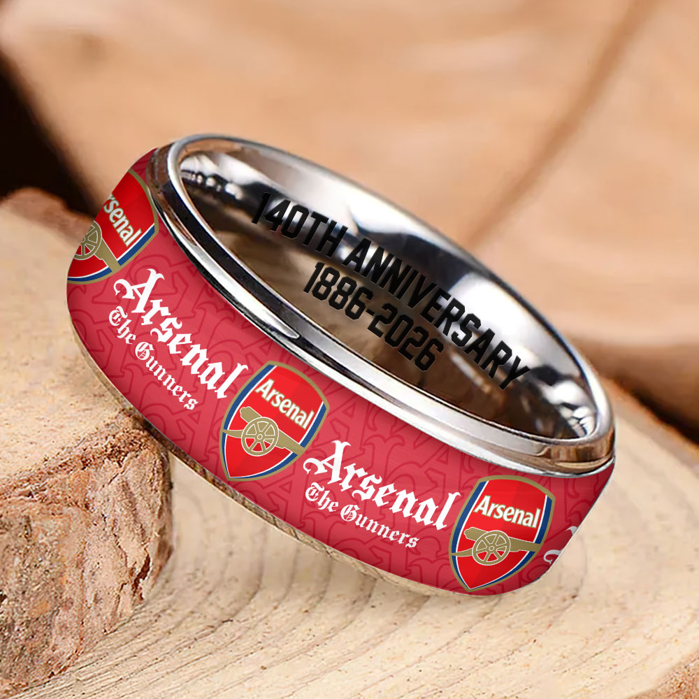 Arsenal FC 140th Anniversary Custom Alloy Ring – MAITM14060
