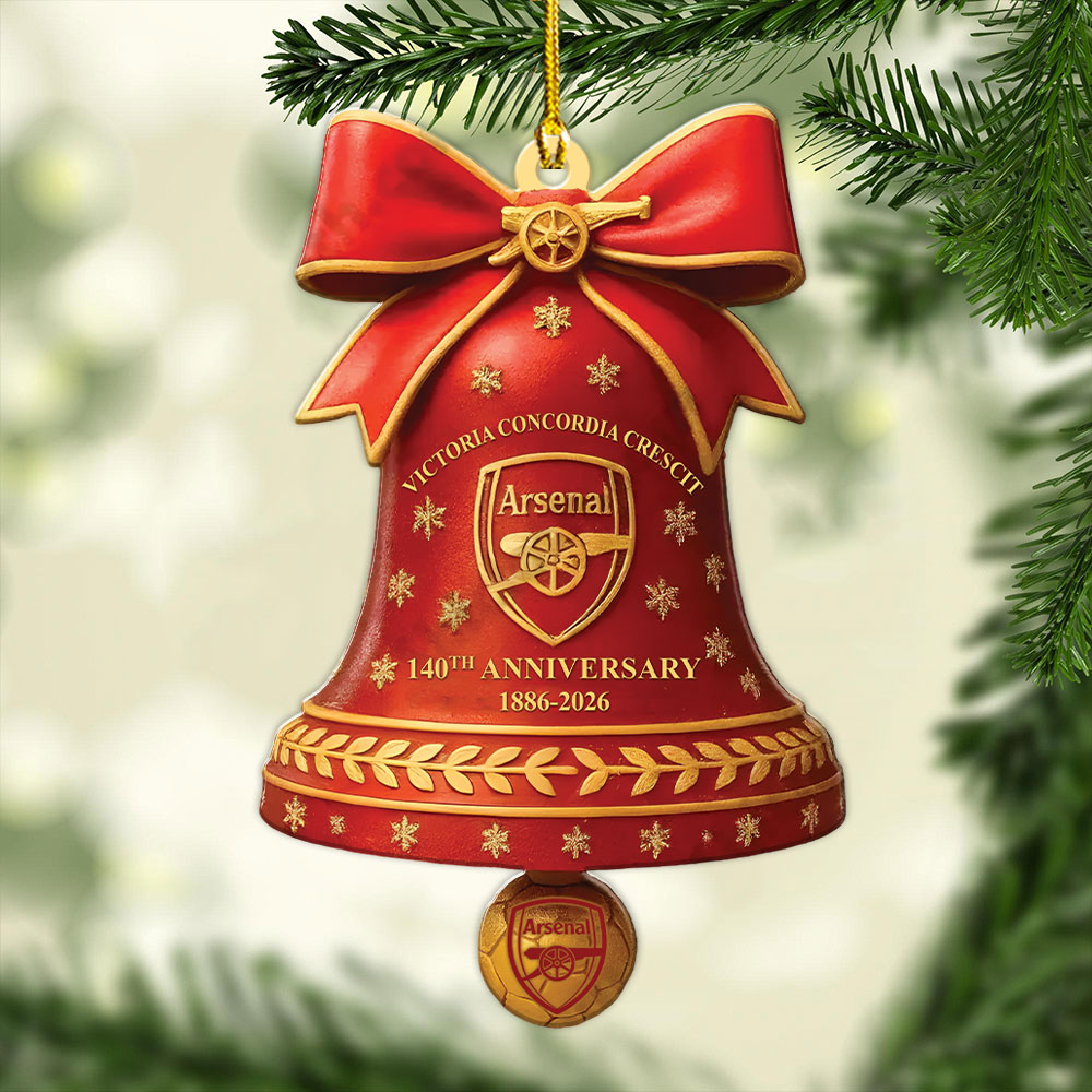 Arsenal FC 140th Anniversary Custom Shape 2-sided Acrylic Ornament – MAITM14051
