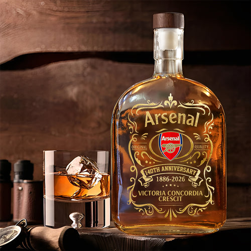 Arsenal FC 140th Anniversary 25oz Empty Whiskey Bottle – MAITM14121