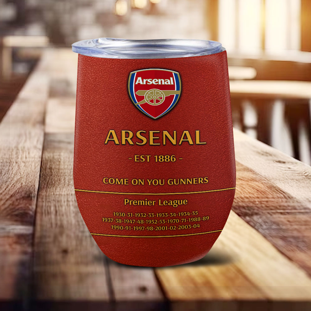 Arsenal FC 140th Anniversary Wine Tumbler – MAITM14061