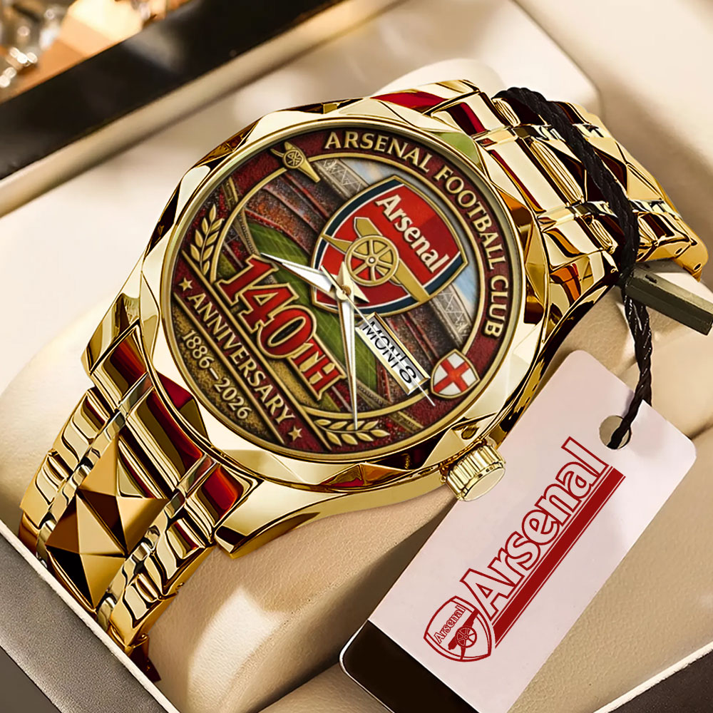Arsenal FC 140th Years Alloy Luxury Quartz Watch – MAITM14115