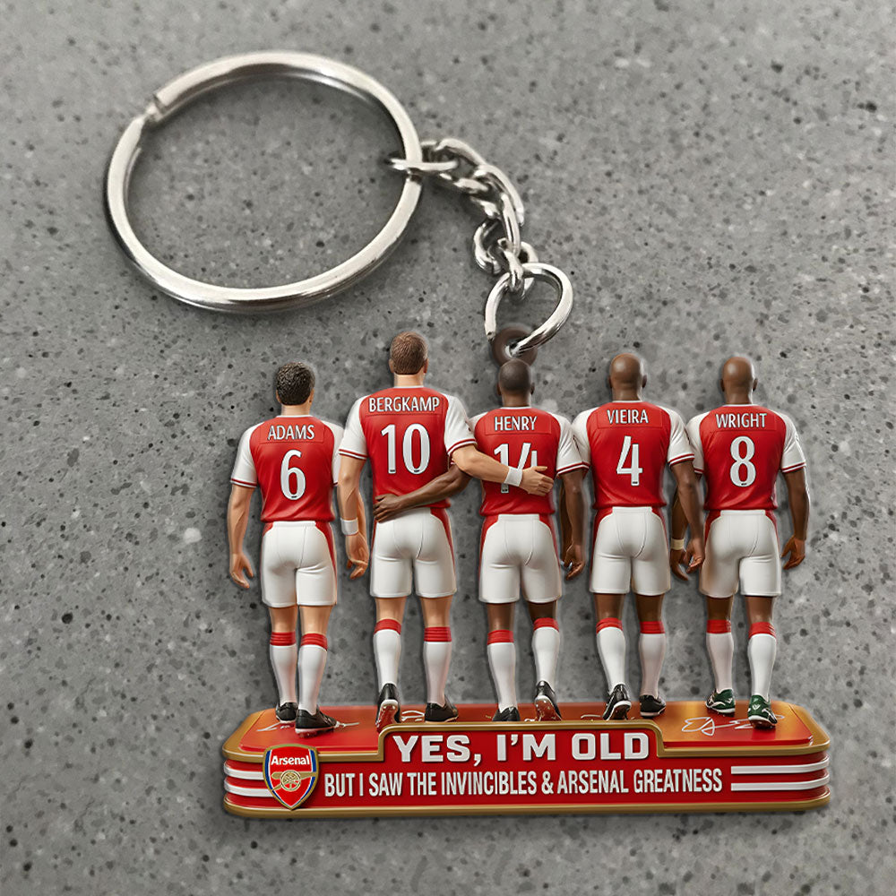 Arsenal FC Custom Shape 2-sided Keychain – MAITM14224