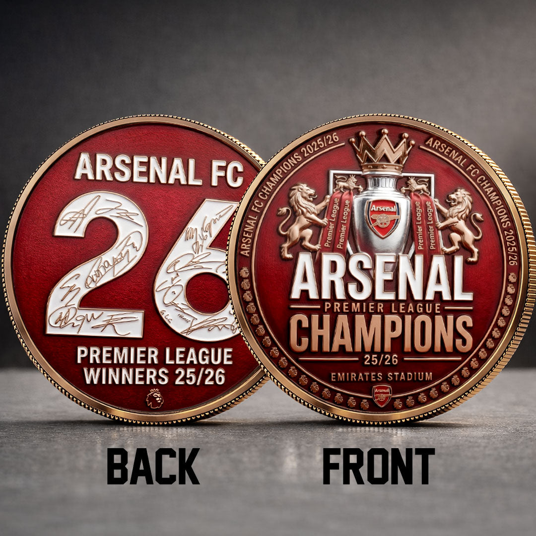 Arsenal FC Premier League Champions 25/26 Commemorative Coin – TMTHU6412