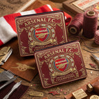 Arsenal FC Premier League Champions 25/26 3D Leather Men Wallet – GNE6633