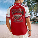 Arsenal FC Premier League Champions 25/26 Short Sleeve Button-Down Shirt – HOATT19558
