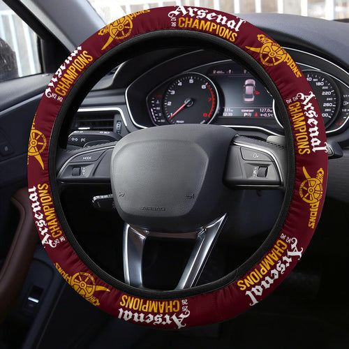 Arsenal FC Premier League Champions 25/26 Steering Wheel Cover – HOATT18273