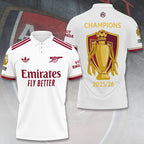Arsenal FC Premier League Champions 25/26 3D Apparel – TANTN21961