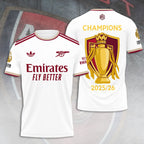 Arsenal FC Premier League Champions 25/26 3D Apparel – TANTN21961